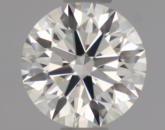 Natural Mined ROUND Diamond - 0.57 Carats, K Color, IF Clarity - Timeless Beauty and Exceptional Brilliance - GIA Certified