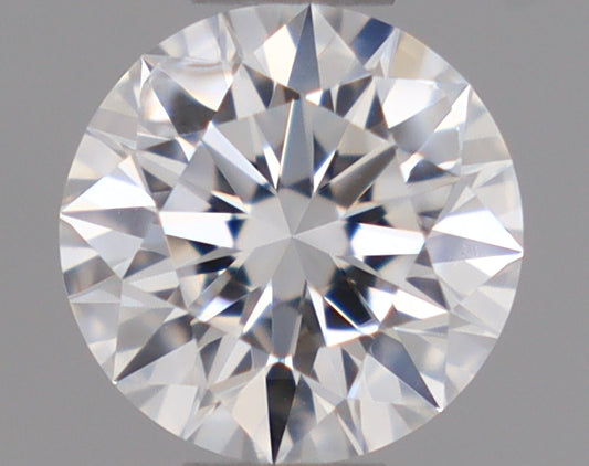 Natural Mined ROUND Diamond - 0.36 Carats, E Color, VVS2 Clarity - Timeless Beauty and Exceptional Brilliance - GIA Certified