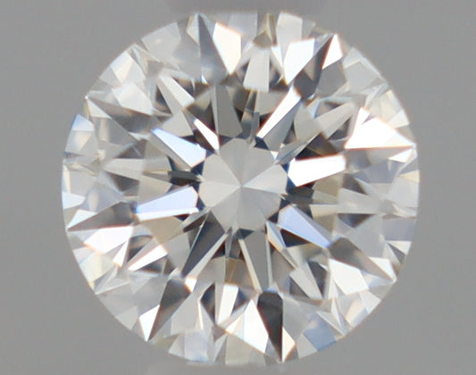 Natural Mined ROUND Diamond - 0.3 Carats, H Color, VS1 Clarity - Timeless Beauty and Exceptional Brilliance - GIA Certified