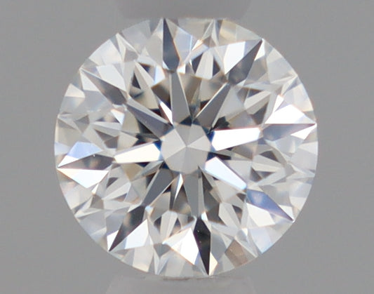 Natural Mined ROUND Diamond - 0.25 Carats, F Color, VVS1 Clarity - Timeless Beauty and Exceptional Brilliance - GIA Certified