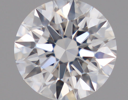 Natural Mined ROUND Diamond - 0.4 Carats, D Color, VVS1 Clarity - Timeless Beauty and Exceptional Brilliance - GIA Certified