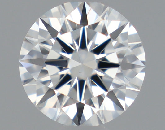Natural Mined ROUND Diamond - 0.45 Carats, F Color, VS2 Clarity - Timeless Beauty and Exceptional Brilliance - GIA Certified