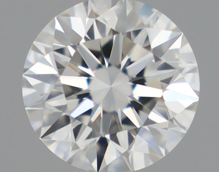 Natural Mined ROUND Diamond - 0.45 Carats, H Color, VVS2 Clarity - Timeless Beauty and Exceptional Brilliance - GIA Certified