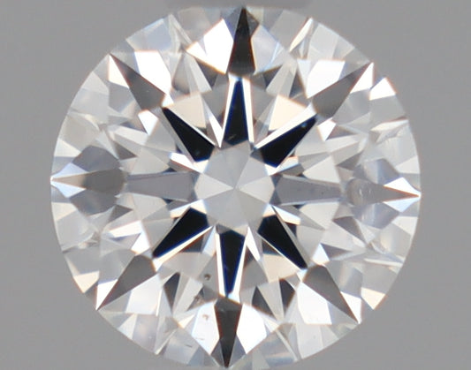 Natural Mined ROUND Diamond - 0.37 Carats, E Color, SI1 Clarity - Timeless Beauty and Exceptional Brilliance - GIA Certified