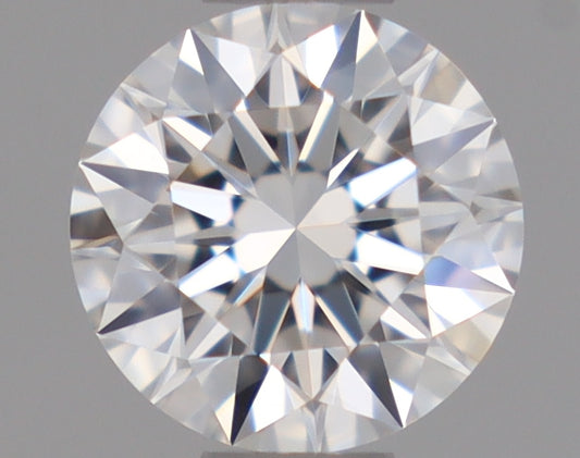 Natural Mined ROUND Diamond - 0.4 Carats, E Color, VVS1 Clarity - Timeless Beauty and Exceptional Brilliance - GIA Certified