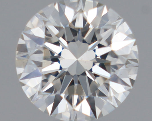 Natural Mined ROUND Diamond - 0.52 Carats, H Color, VS1 Clarity - Timeless Beauty and Exceptional Brilliance - GIA Certified