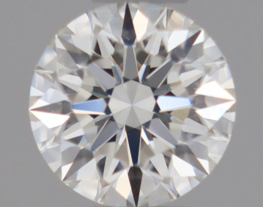 Natural Mined ROUND Diamond - 0.34 Carats, H Color, VS1 Clarity - Timeless Beauty and Exceptional Brilliance - GIA Certified
