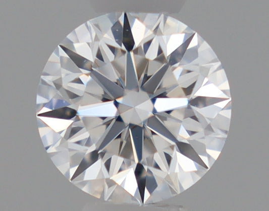 Natural Mined ROUND Diamond - 0.27 Carats, D Color, VVS1 Clarity - Timeless Beauty and Exceptional Brilliance - GIA Certified