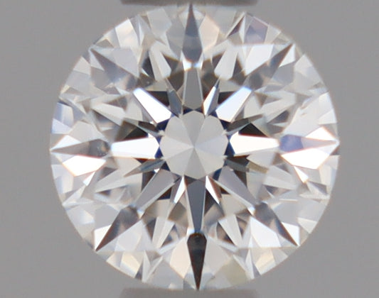 Natural Mined ROUND Diamond - 0.31 Carats, F Color, VVS2 Clarity - Timeless Beauty and Exceptional Brilliance - GIA Certified