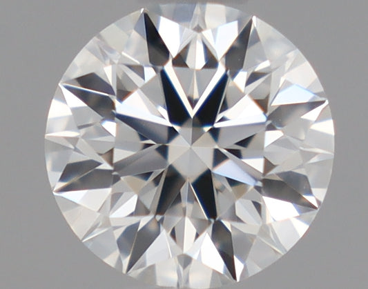 Natural Mined ROUND Diamond - 0.38 Carats, F Color, IF Clarity - Timeless Beauty and Exceptional Brilliance - GIA Certified