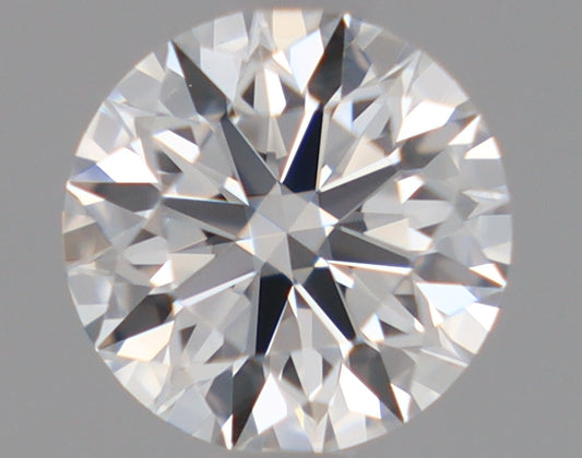 Natural Mined ROUND Diamond - 0.46 Carats, D Color, VVS2 Clarity - Timeless Beauty and Exceptional Brilliance - GIA Certified