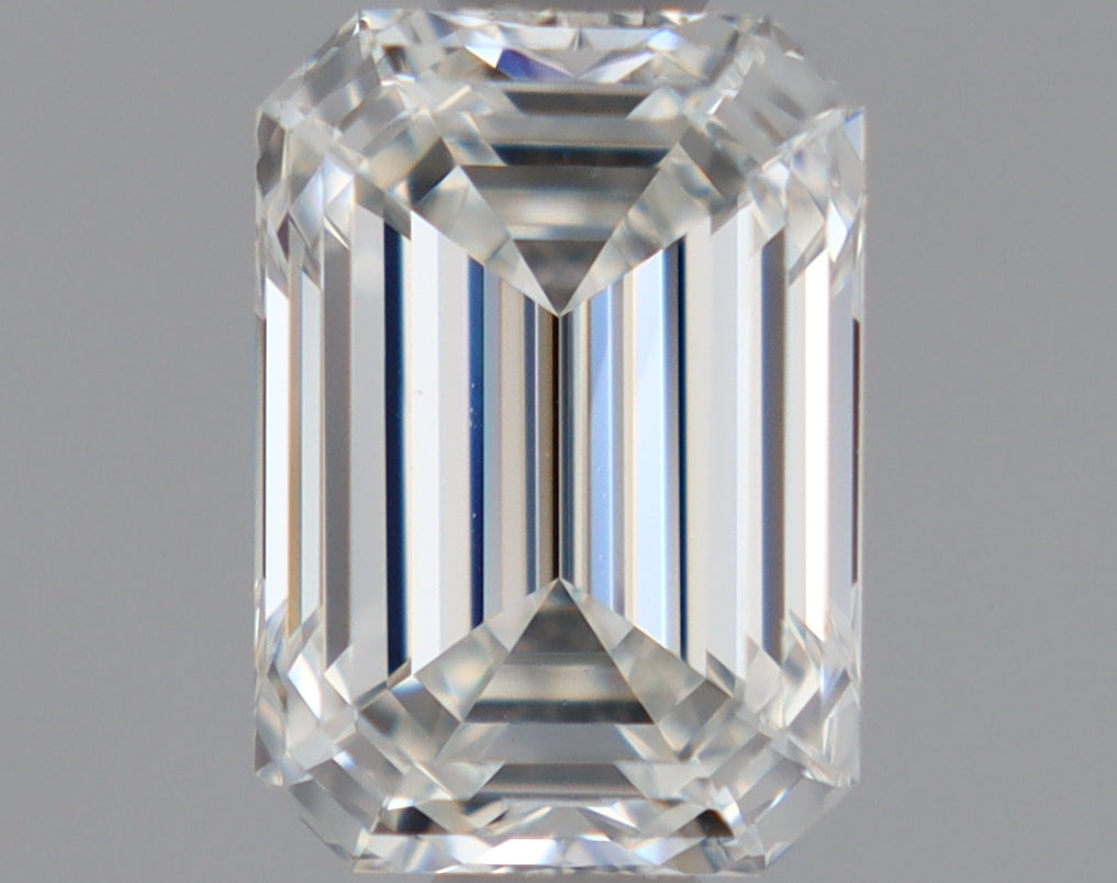Natural Mined EMERALD Diamond - 1.01 Carats, H Color, VVS2 Clarity - Timeless Beauty and Exceptional Brilliance - GIA Certified
