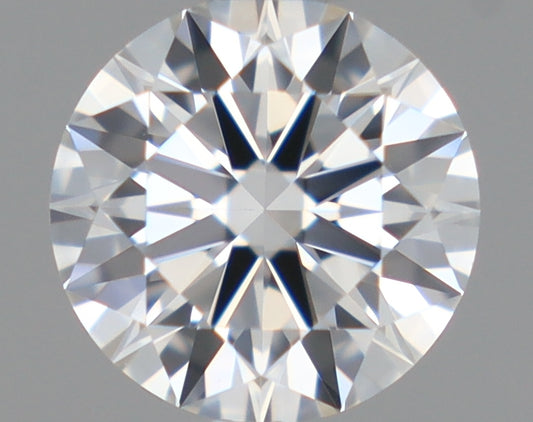 Natural Mined ROUND Diamond - 0.5 Carats, E Color, VS2 Clarity - Timeless Beauty and Exceptional Brilliance - GIA Certified