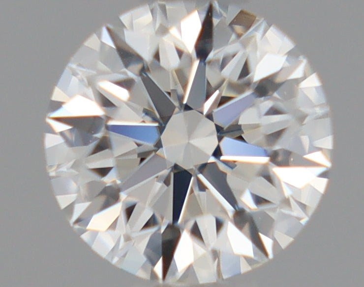 Natural Mined ROUND Diamond - 0.42 Carats, H Color, IF Clarity - Timeless Beauty and Exceptional Brilliance - GIA Certified