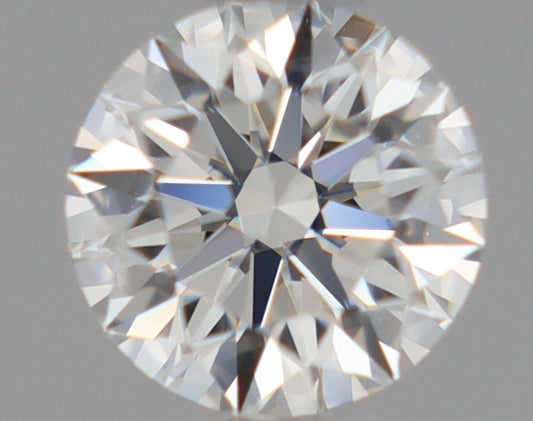 Natural Mined ROUND Diamond - 0.42 Carats, H Color, IF Clarity - Timeless Beauty and Exceptional Brilliance - GIA Certified