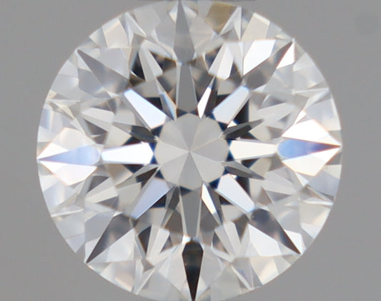 Natural Mined ROUND Diamond - 0.51 Carats, F Color, VVS1 Clarity - Timeless Beauty and Exceptional Brilliance - GIA Certified