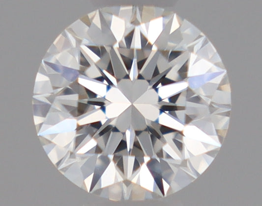 Natural Mined ROUND Diamond - 0.3 Carats, F Color, VVS2 Clarity - Timeless Beauty and Exceptional Brilliance - GIA Certified
