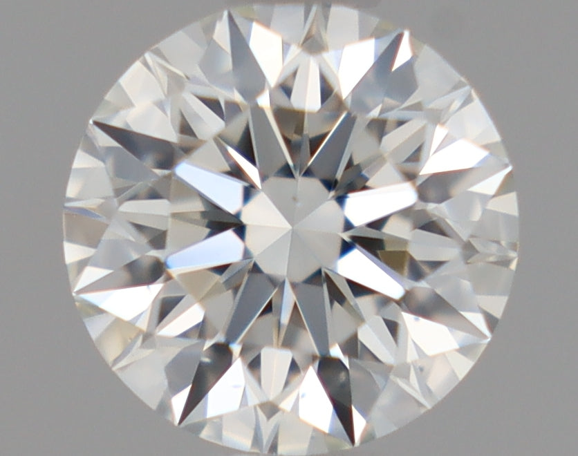 Natural Mined ROUND Diamond - 0.6 Carats, H Color, VS2 Clarity - Timeless Beauty and Exceptional Brilliance - GIA Certified