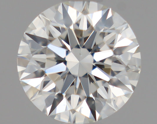 Natural Mined ROUND Diamond - 0.6 Carats, H Color, VS2 Clarity - Timeless Beauty and Exceptional Brilliance - GIA Certified
