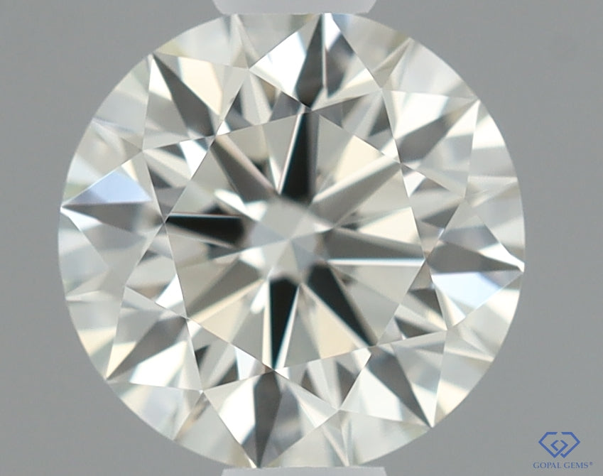 Natural Mined ROUND Diamond - 0.52 Carats, M Color, VVS2 Clarity - Timeless Beauty and Exceptional Brilliance - GIA Certified