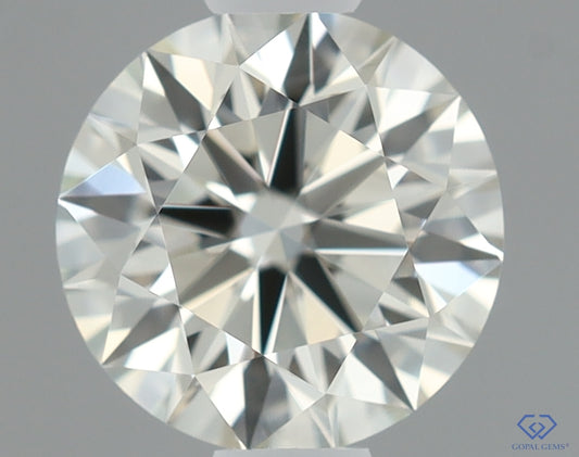 Natural Mined ROUND Diamond - 0.52 Carats, M Color, VVS2 Clarity - Timeless Beauty and Exceptional Brilliance - GIA Certified