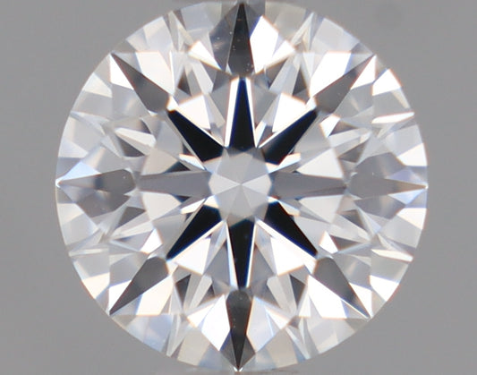 Natural Mined ROUND Diamond - 0.58 Carats, D Color, VS2 Clarity - Timeless Beauty and Exceptional Brilliance - GIA Certified
