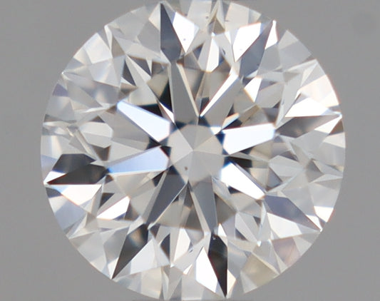 Natural Mined ROUND Diamond - 0.52 Carats, F Color, VS1 Clarity - Timeless Beauty and Exceptional Brilliance - GIA Certified