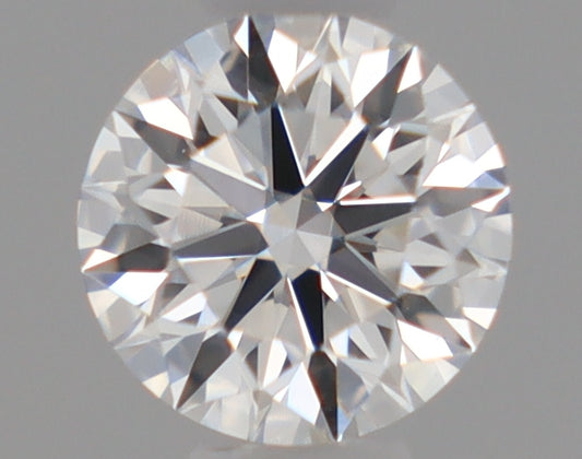 Natural Mined ROUND Diamond - 0.29 Carats, F Color, VVS2 Clarity - Timeless Beauty and Exceptional Brilliance - GIA Certified