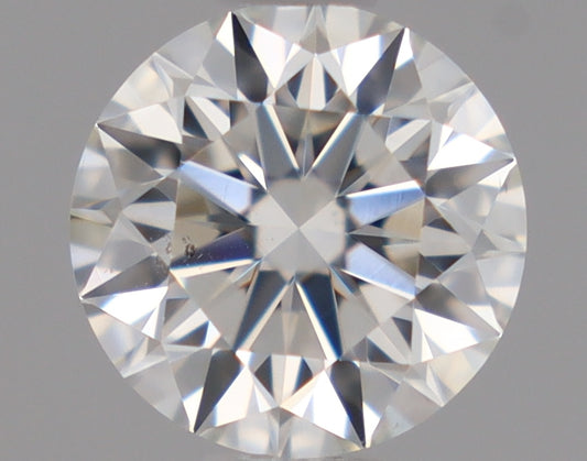 Natural Mined ROUND Diamond - 0.56 Carats, H Color, SI1 Clarity - Timeless Beauty and Exceptional Brilliance - GIA Certified
