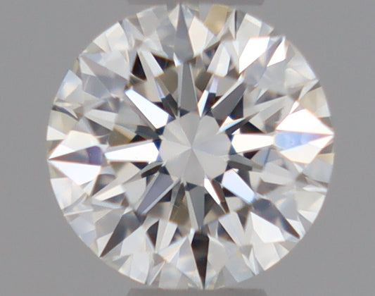 Natural Mined ROUND Diamond - 0.31 Carats, H Color, VVS1 Clarity - Timeless Beauty and Exceptional Brilliance - GIA Certified