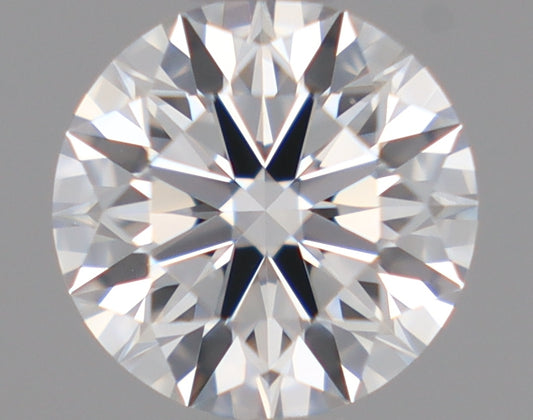 Natural Mined ROUND Diamond - 0.58 Carats, E Color, VVS2 Clarity - Timeless Beauty and Exceptional Brilliance - GIA Certified