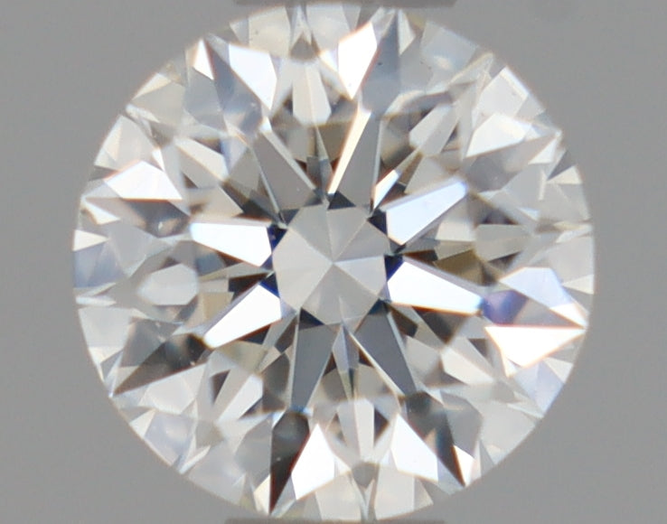 Natural Mined ROUND Diamond - 0.4 Carats, H Color, VS1 Clarity - Timeless Beauty and Exceptional Brilliance - GIA Certified