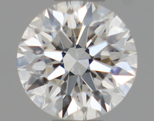 Natural Mined ROUND Diamond - 0.4 Carats, H Color, VS1 Clarity - Timeless Beauty and Exceptional Brilliance - GIA Certified