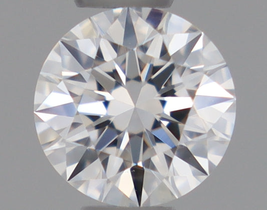 Natural Mined ROUND Diamond - 0.29 Carats, D Color, VVS1 Clarity - Timeless Beauty and Exceptional Brilliance - GIA Certified